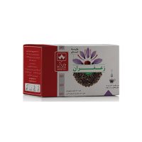چای سیاه کیسه ای با زعفران طبیعی بسته 20 عددی