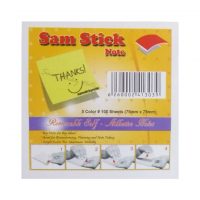 کاغذ یادداشت رنگی چسبی Sam Stick