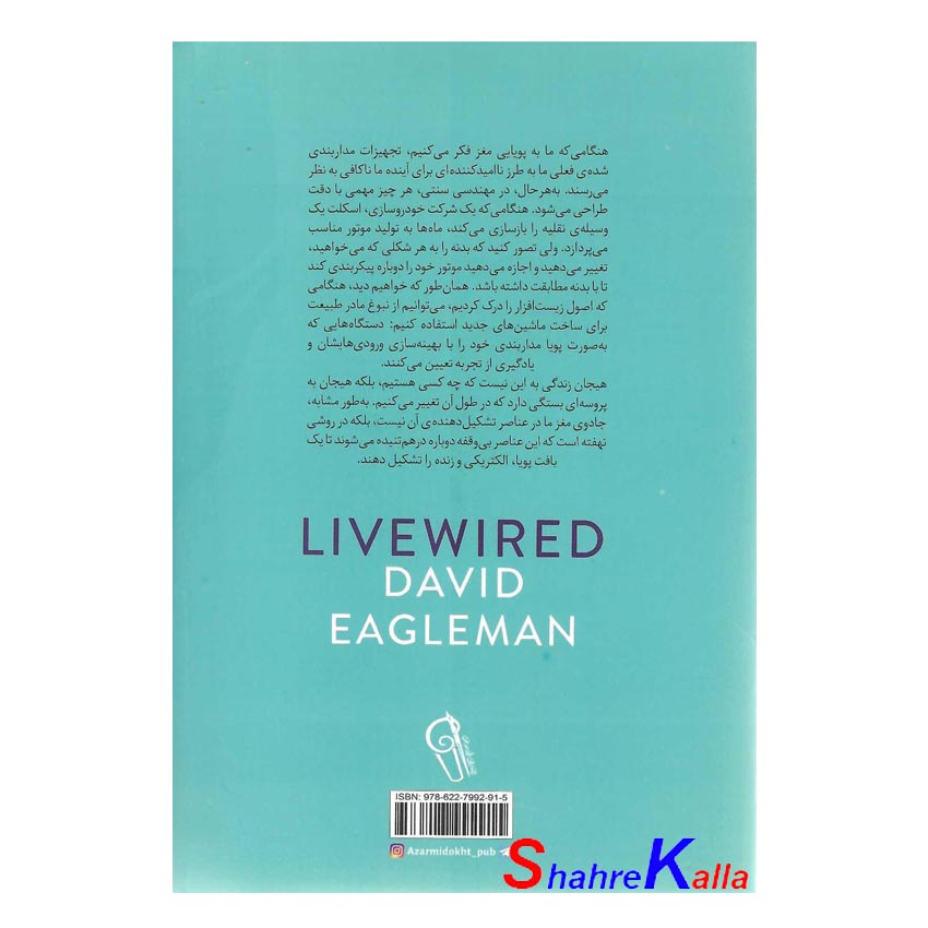 کتاب مغز پویا اثر دیوید ایگلمن انتشارات آزرمیدخت